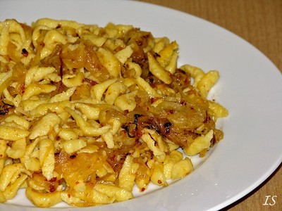 Zwiebelspätzle Rezept