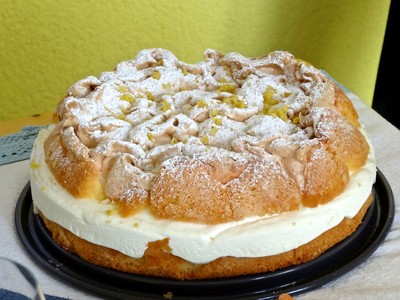 Limettencremetorte mit Baiserhaube Rezept