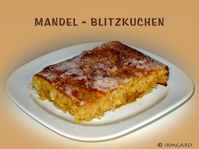 Mandelblitzkuchen Rezept