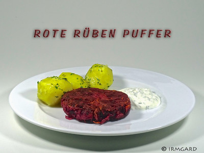 Rote Rüben Puffer Rezept