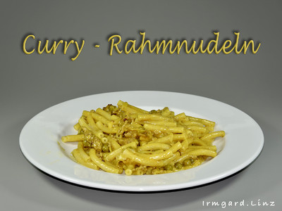 Curry-Rahmnudeln Rezept