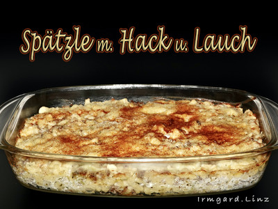 Spätzle mit Hack und Lauch Rezept