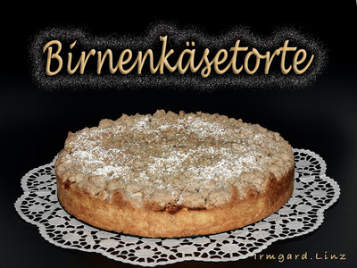 Birnenkäsekuchen Rezept