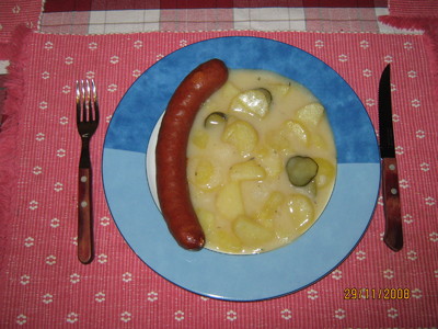 Eingebrannte Erdäpfeln Rezept