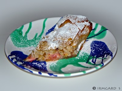 Rhabarberstrudel Rezept